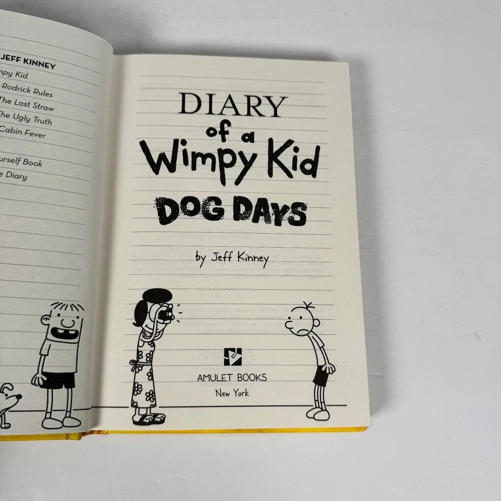 Diary of a Wimpy Kid Dog Days Jeff Kinney‎ 2009 Hardcover Illustrated Humor